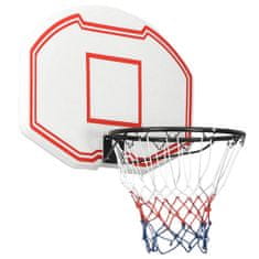 Vidaxl vidaXL Basketbalové opěradlo Bílé 90x60x2 cm Polyetylen