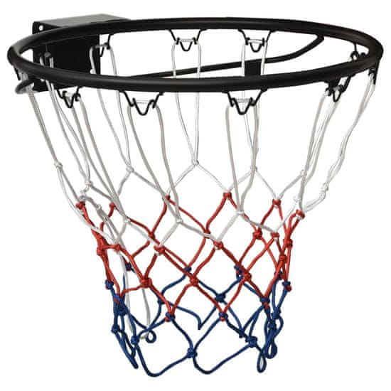 Vidaxl VidaXL basketbalový koš, černý, 45 cm, ocel