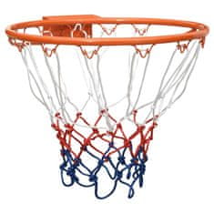 Vidaxl Basketbalová obroučka oranžová 39 cm ocel