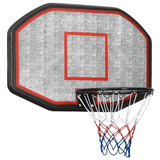 Vidaxl Basketbalový koš černý 109 x 71 x 3 cm polyethylen