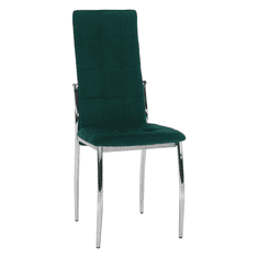 BPS-koupelny Židle, smaragdová Velvet látka/kov, ADORA NEW