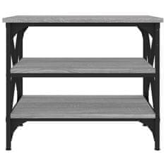 Vidaxl Odkládací stolek šedý sonoma 55 x 38 x 45 cm kompozitní dřevo