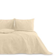 FLHF Bettüberwurf Palsha Cappuccino gestickt Velvet. Polyester 170x210 AmeliaHome