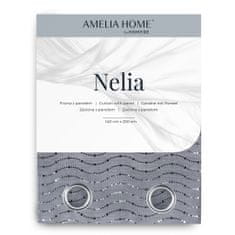 FLHF Gardine Nelia Weiß Voile. Geflecht 140x270 AmeliaHome