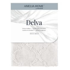 FLHF Delva závěs krémový vyšívaný boho voile 140x270 AmeliaHome