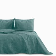 FLHF Bettüberwurf Palsha Türkis gestickt Velvet. Polyester 170x210 AmeliaHome