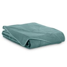 FLHF Bettüberwurf Palsha Türkis gestickt Velvet. Polyester 170x210 AmeliaHome