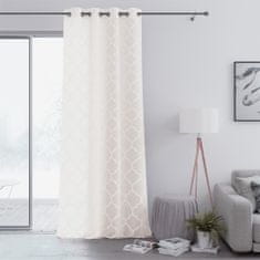 FLHF Delva závěs krémový vyšívaný boho voile 140x270 AmeliaHome