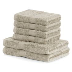 FLHF Béžový ručník Bamby 2*70x140+4*50x100 DecoKing