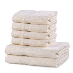 FLHF Marina krémový ručník 2*70x140+4*50x100 DecoKing