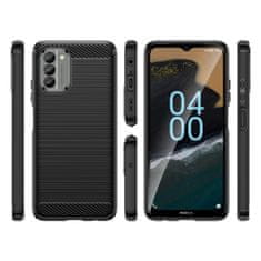 MG Carbon silikonový kryt na Nokia G400, černý