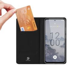 Dux Ducis Skin Pro knížkové kožené pouzdro na Nokia X30, černé