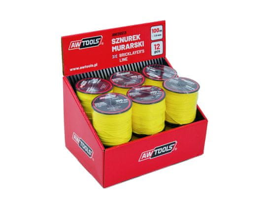 shumee AWTOOLS MASONRY LINE 100m / 1,5mm 12 ks.