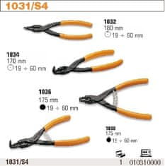 Beta Sada 4 kleští s bezpečnostním kroužkem 1031/S4