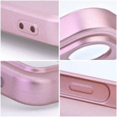 Apple Obal / kryt na Apple iPhone 15 růžový - METALLIC Case