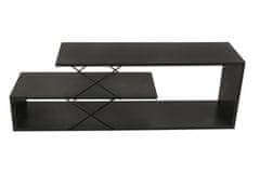 Hanah Home TV stolek Zigzag - Anthracite, Antracitová