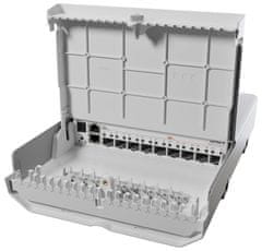 Mikrotik Switch netFiber 9 CRS310-1G-5S-4S+OUT 1x GLAN, 5x SFP, 4x SFP+, ROS 5, venkovní