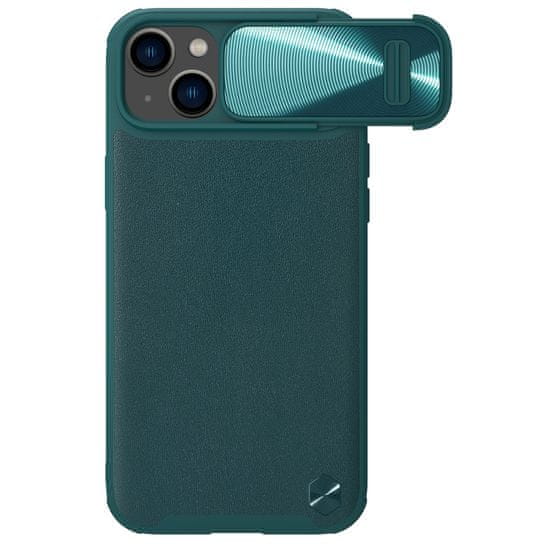 Nillkin CamShield Leather S elegantní pouzdro na iPhone 14 6.1" Green