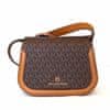 Michael Kors dámská kabelka crossbody LUCIE 32F2GKZC1B BRN/ACORN SM SADDLE XBODY