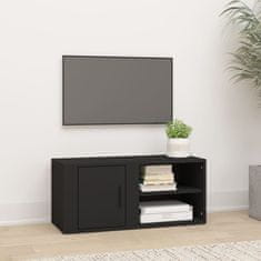 Vidaxl TV skříňka černá 80 x 31,5 x 36 cm kompozitní dřevo