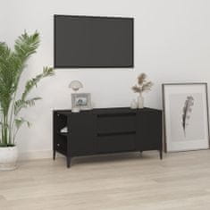 Vidaxl TV skříňka černá 102x44,5x50 cm kompozitní dřevo