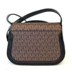 Michael Kors dámská kabelka crossbody LUCIE 32F2GKZC1B BROWN/BLK SM SADDLE XBODY