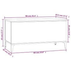 Vidaxl Konferenční stolek dub sonoma 90x44,5x45 cm kompozitní dřevo