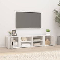 Vidaxl TV skříňky 2 ks bílé vysoký lesk 80x31,5x36 cm kompozitní dřevo