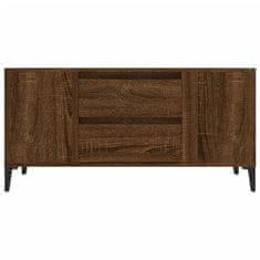 Vidaxl TV skříňka hnědý dub 102x44,5x50 cm kompozitní dřevo