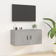 Vidaxl Nástěnná TV skříňka betonově šedá 80 x 34,5 x 40 cm