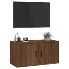 Vidaxl Nástěnná TV skříňka hnědý dub 80x34,5x40 cm