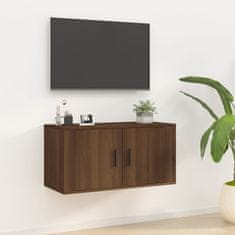 Vidaxl Nástěnná TV skříňka hnědý dub 80x34,5x40 cm