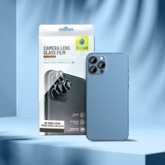 MobilMajak Tvrzené / ochranné sklo kamery Apple iPhone 12 Pro stříbrné - 5D Mr. Monkey