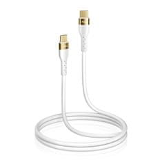 Joyroom S-1250N18-10 Liquid Silicone Data kabel USB-C / USB-C 100W 1,2m white