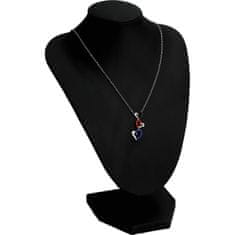 Delami Něžný dámský náhrdelník s chirurgické oceli Love red,navy, black