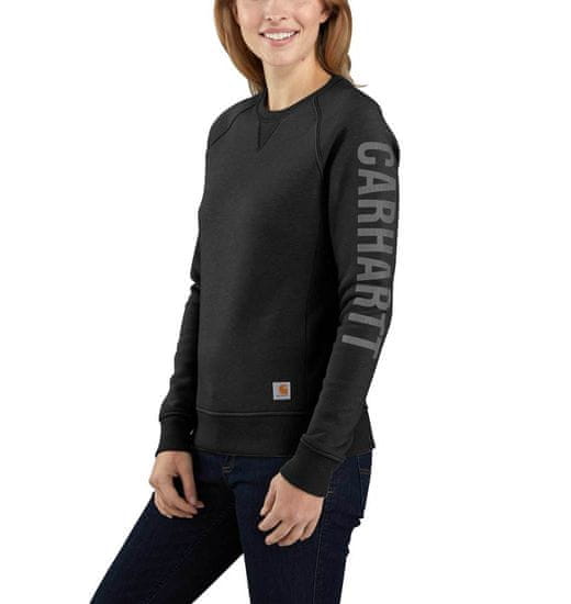 Carhartt Mikina Carhartt Clarksburg Graphic Crewneck ČERNÁ - XS