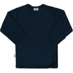 NEW BABY New Baby Classic II dětská košile tmavě modrá 68 (4-6m)