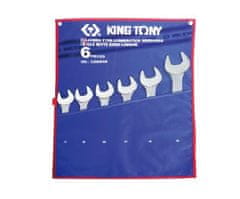 KING TONY TOOLS Sada očkoplochých klíčů 34-50Mm / 6ks