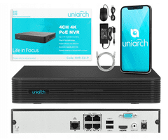 Uniview Domácí monitoring Set IP PoE 4Mp IR30m Aplikace