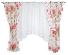 Strefa Firan Ready Curtain, Sicílie 500x160 cm, červená