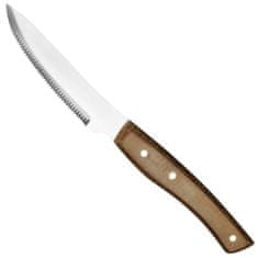 shumee Steakový nůž s ozubením, rukojeť z nerezového vlákna, délka 120 mm - Hendi 841099