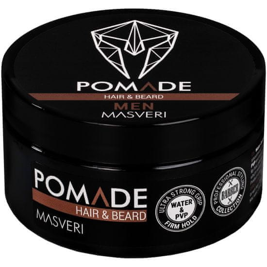 Masveri Pomade Hair & Beard - vodní pomáda pro styling vlasů a vousů pro muže 100ml