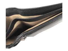Dailyclothing Kvalitní kožená peněženka Pedro - černá 579