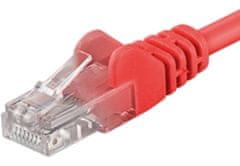 PremiumCord Patch kabel UTP RJ45-RJ45 level 5e, 0.25m, červená