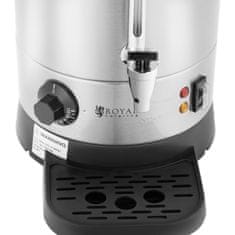 Greatstore Ohřívač vody s dvojitými stěnami a odkapávačem 6,1 l 1500 W stříbrný