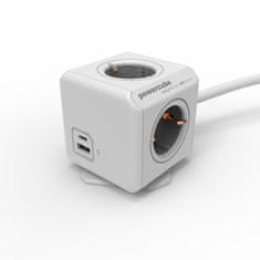 Allocacoc PowerCube Extended USB A+C DE