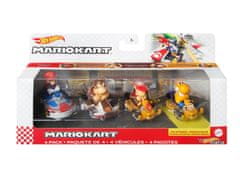 INTEREST Super Mario miniautíčka s figurkou set 4 kusů.