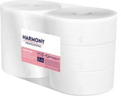 Harmony Professional Papír toaletní JUMBO Ø 260 mm celulózový 2-vrstvý / 6 ks