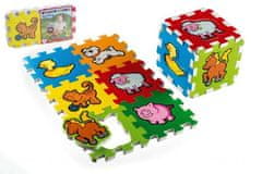 Teddies Pěnové puzzle Moje první zvířátka 15x15x1,2cm 6ks MPZ