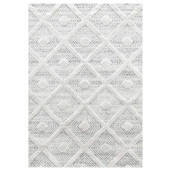 Ayyildiz Kusový koberec Pisa 4707 Grey 80x150 cm